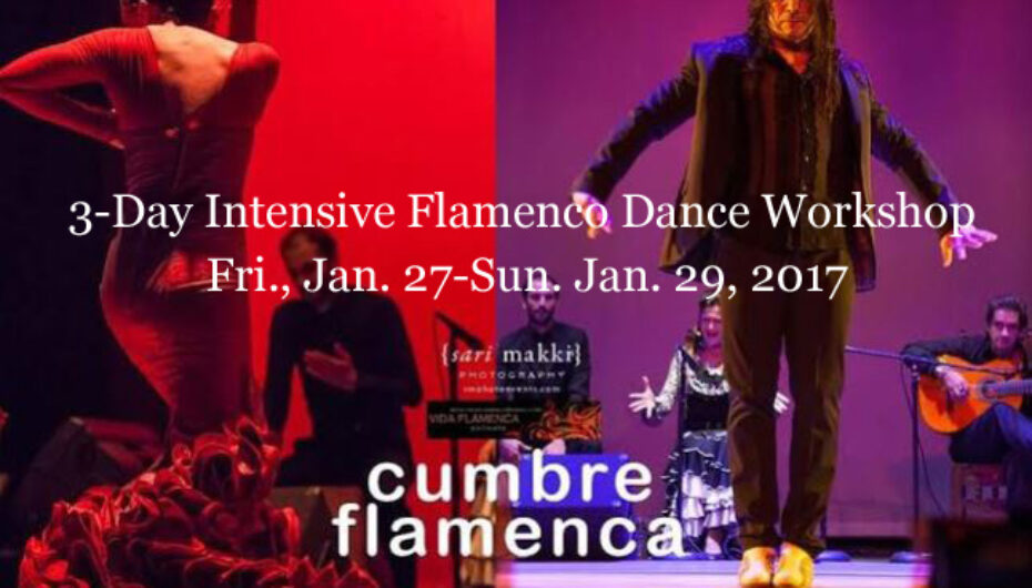 2017 Flamenco Dance Workshops with the Ortegas