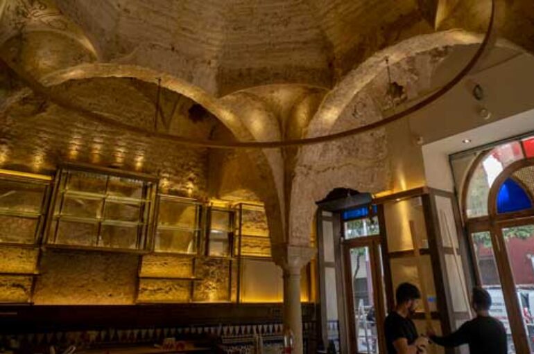 Twelfth-century bathhouse uncovered in Spanish bar