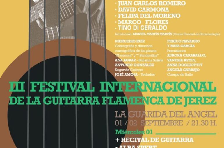El III Festival de Guitarra de Jerez homenajea a Manolo Sanlúcar