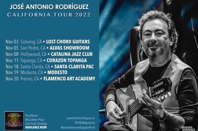 José Antonio Rodríguez California Tour Dates