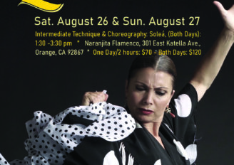 Flamenco Dance Workshop with La Tania, @Naranjita Flamenco, Orange, CA