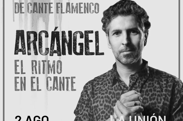 Cante de las Minas presenta una Masterclass de CANTE FLAMENCO con ARCÁNGEL, La Unión (Murcia)