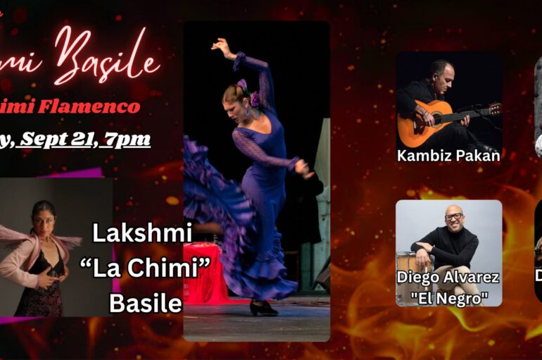 LAST SEATS! Forever Flamenco by Lakshmi Basile, Sept. 21, Hollywood
