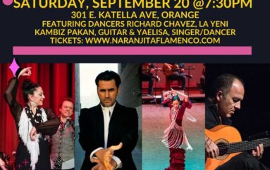 TABLAO FLAMENCO, Sept. 20 at Naranjita – Orange, CA