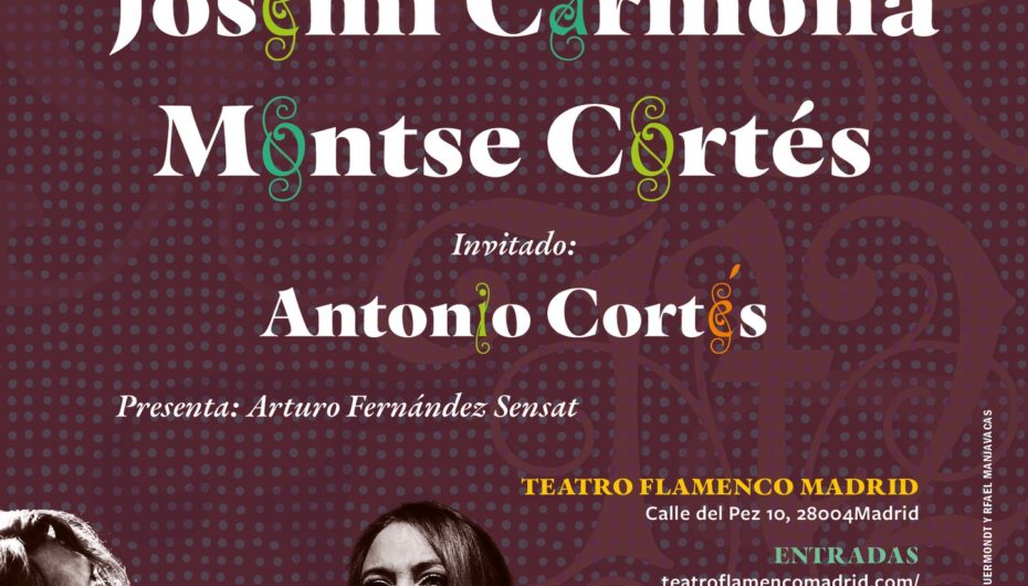 Círculo Flamenco de Madrid presenta Josemi Carmona, Montse Cortés y Antonio Cortés, 16 de octubre
