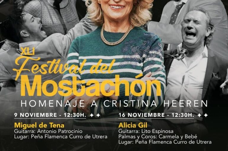 XLI Festival del Mostachón dedicado a Cristina Heeren