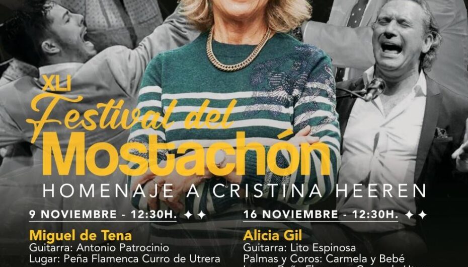 XLI Festival del Mostachón dedicado a Cristina Heeren