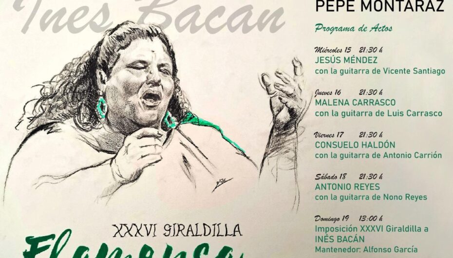 XXXVI Giraldilla Flamenca dedicada a Inés Bacán * 19 de abril, Lebrija