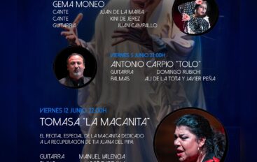 El CCF Don Antonio Chacón dedica este XLI ciclo a Juana la del Pipa, con tres importantes recitales