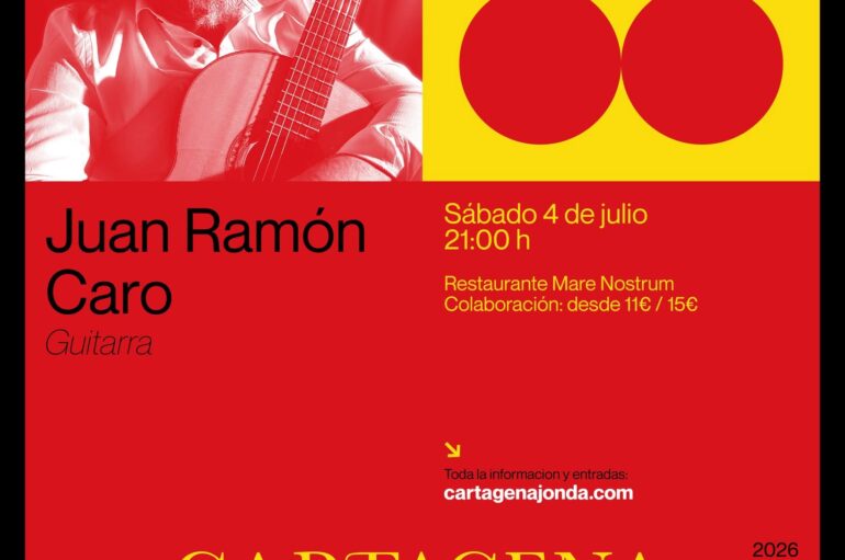 Peña Flamenca de Cartagena Antonio Piñana presenta JUAN RAMÓN CARO, 4 de julio