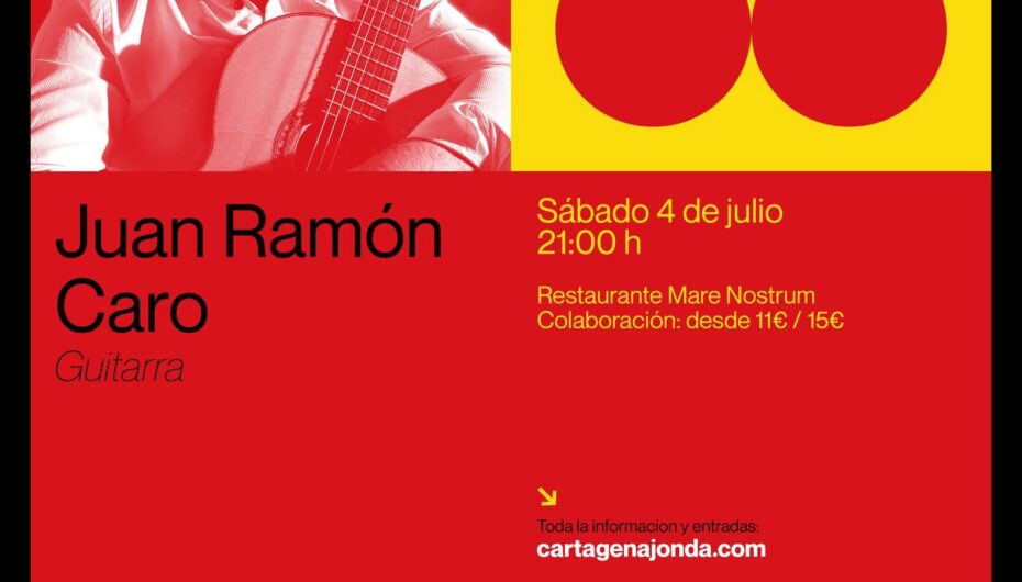 Peña Flamenca de Cartagena Antonio Piñana presenta JUAN RAMÓN CARO, 4 de julio