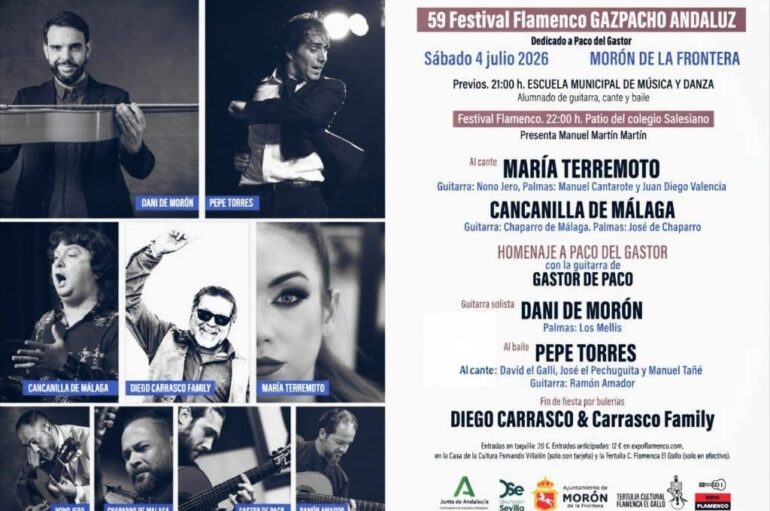 59th Festival Flamenco Gazpacho Andaluz, Morón de la Frontera