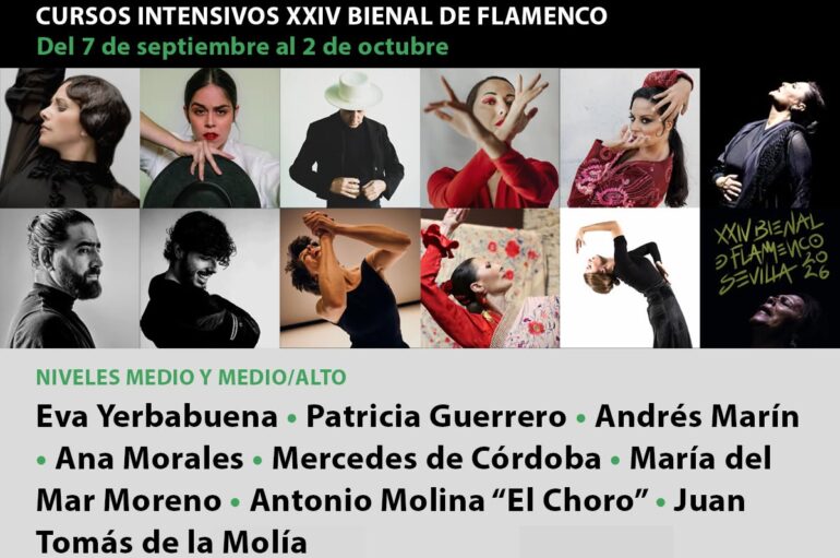 Andrés Marín Flamenco Abierto esta Bienal en Sevilla, 7 de sept al 2 de oct de 2026