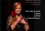 💫“NOCHE DE NINA” Sunday, July 26, 2026, at La Peña Cultural Center in Berkeley, California