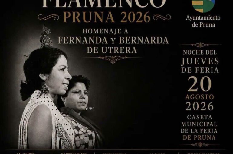 Festival Flamenco de Pruna 2026, 20 de Agosto, Provincia de Sevilla