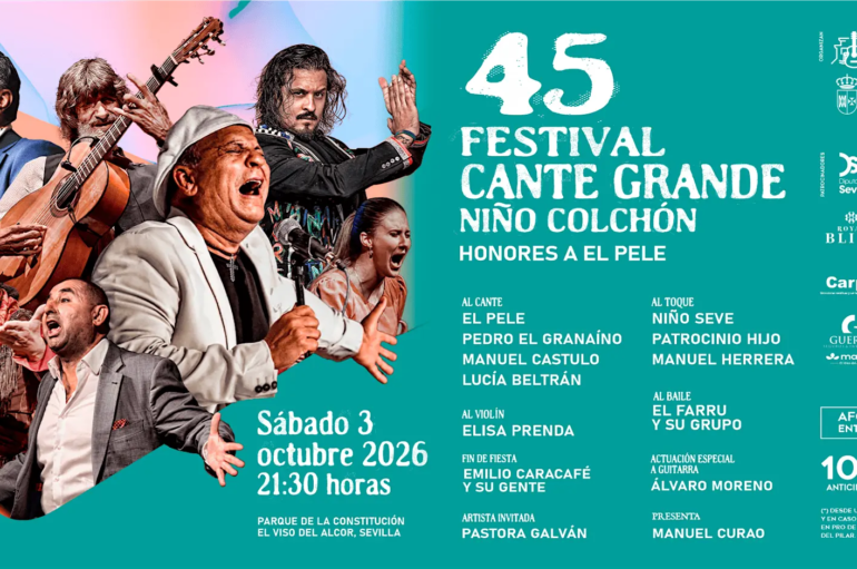 45 Festival de Cante Grande “Niño Colchón” * 3 de octubre * El Viso del Alcor (Sevilla)