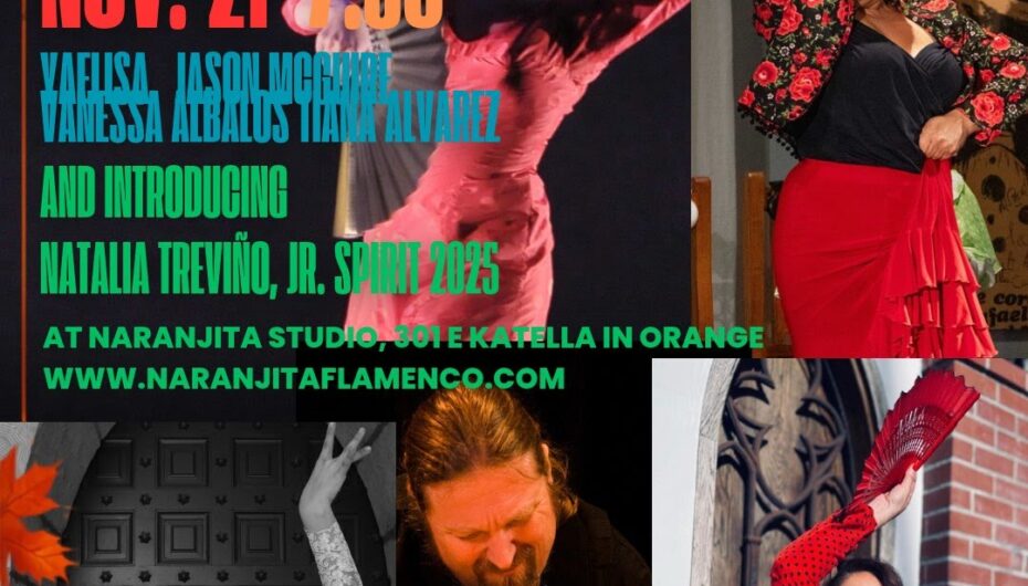 Flamenco Events in California * Nov., Dec. 2026 + Upcoming in 2027